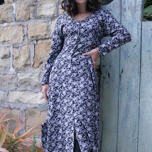 Vintage Floral Dress